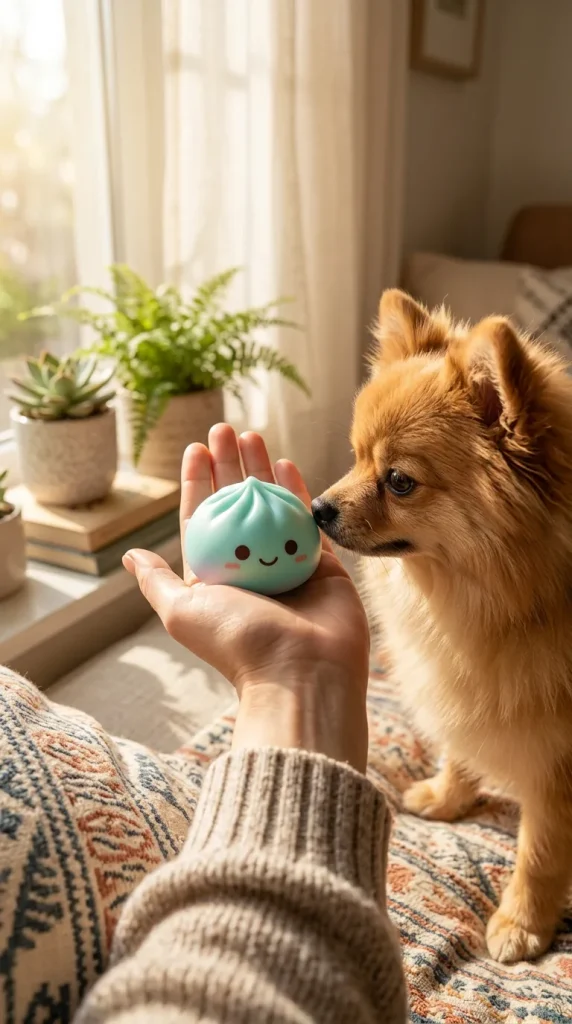 Mystery Squishy Dumpling Luminoso y un animal