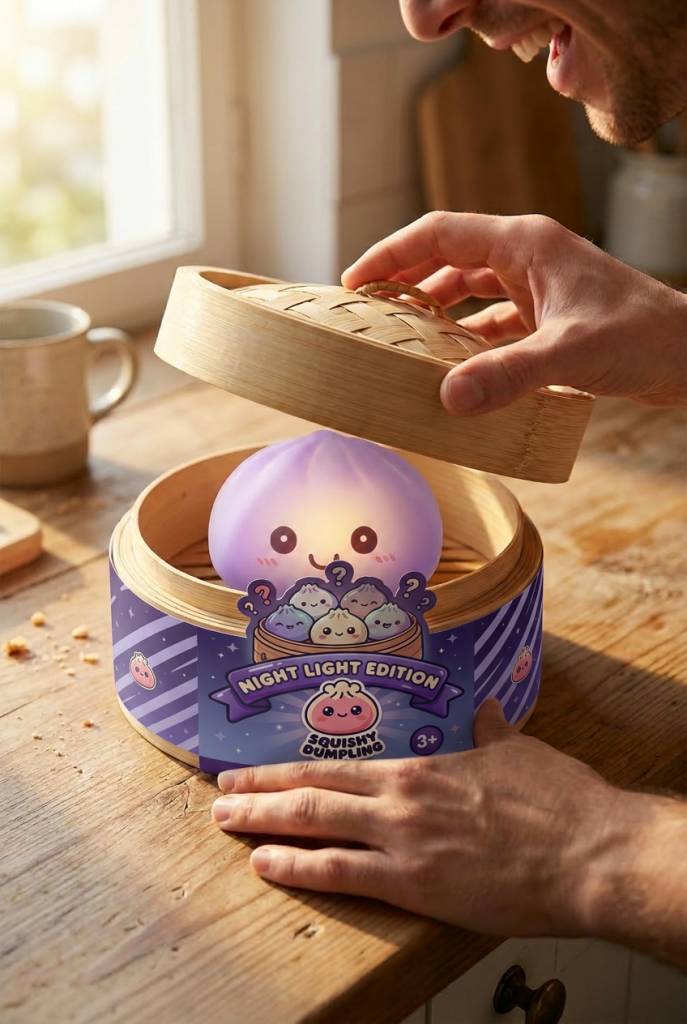 Unboxing de Mystery Squishy Dumpling Luminoso