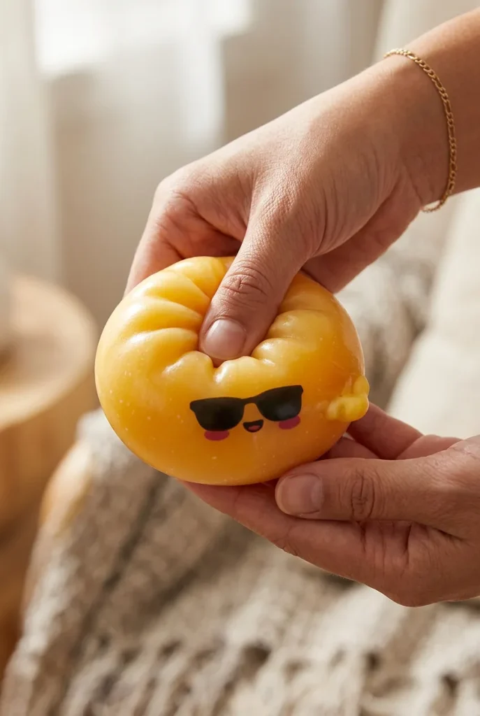 Mystery Dumpling Squishy Gafas de Sol apretado entre los dedos