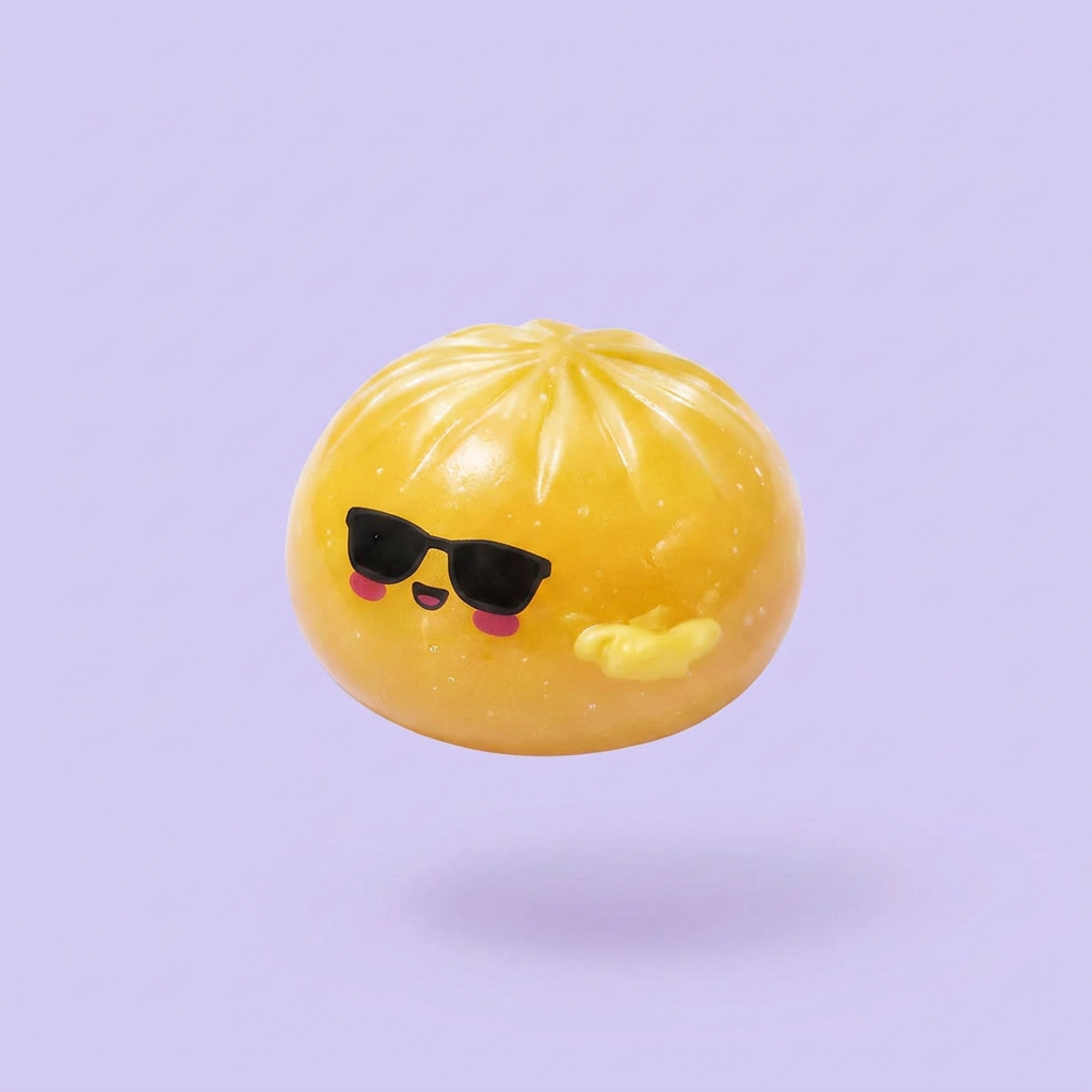 Mystery Dumpling Squishy Gafas de Sol — el squishy raro de la caja sorpresa