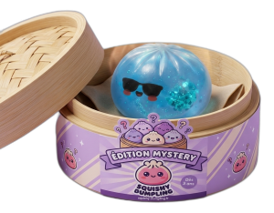 Mystery & Sorpresas — dumpling squishy en su caja de vapor efecto bambú