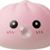 Dumpling Squishy Rosa Mullido — squishy antiestrés slow-rise kawaii