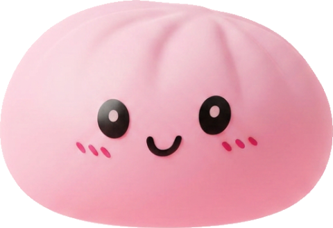 Pink Dumpling Squishy Flor de Cerezo — squishy antiestrés slow-rise kawaii