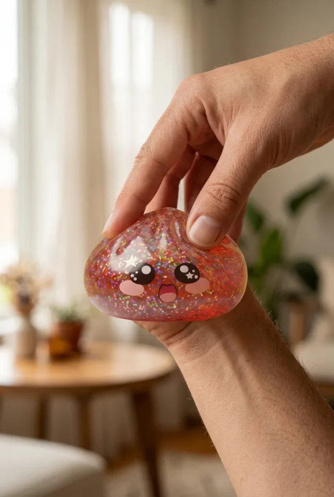 Galaxy Dumpling Squishy Rosa Kawaii apretado entre los dedos