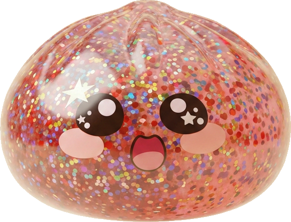 Galaxy Dumpling Squishy Rosa Kawaii — squishy antiestrés slow-rise kawaii