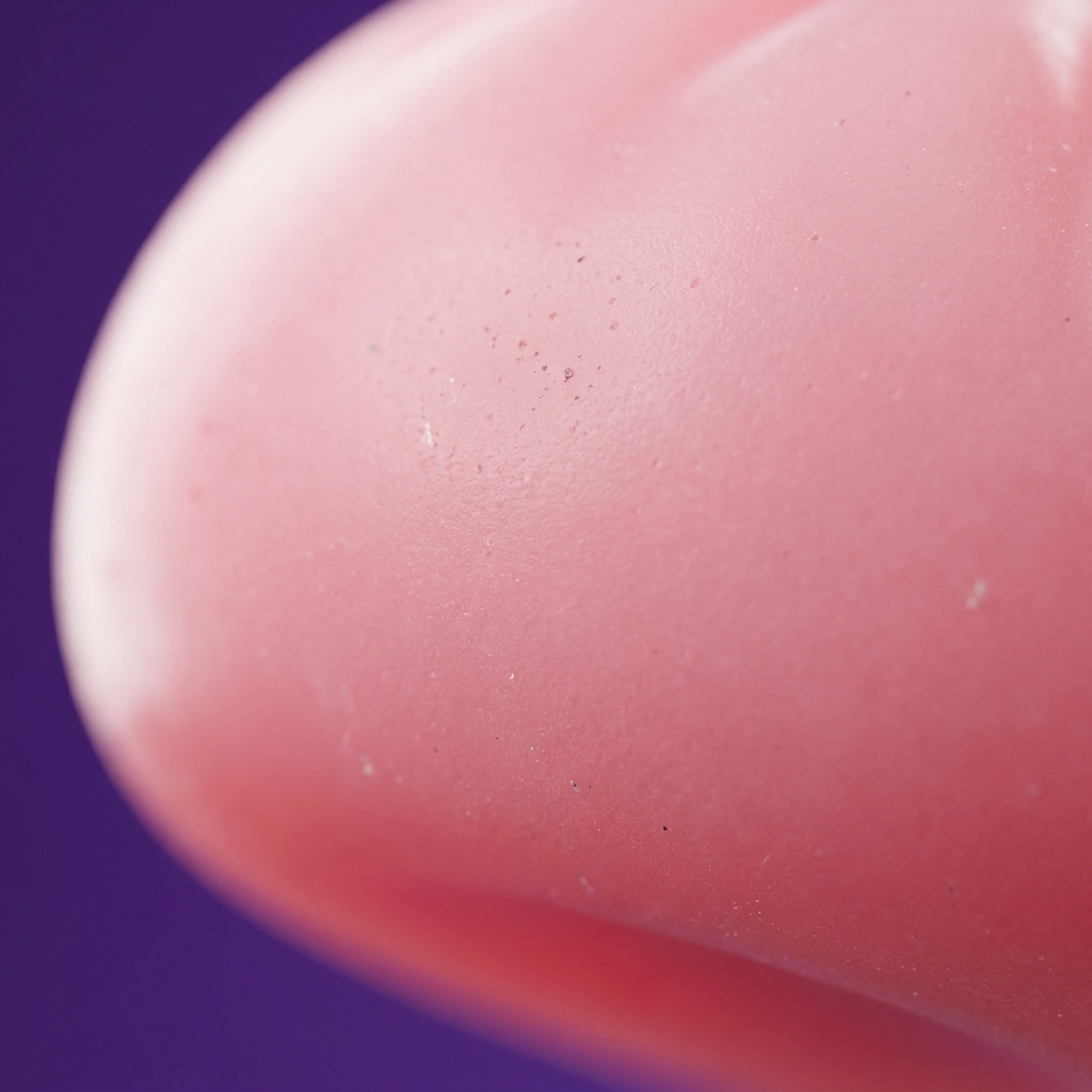 Dumpling Squishy Luz Nocturna Rosa — primer plano macro de la textura
