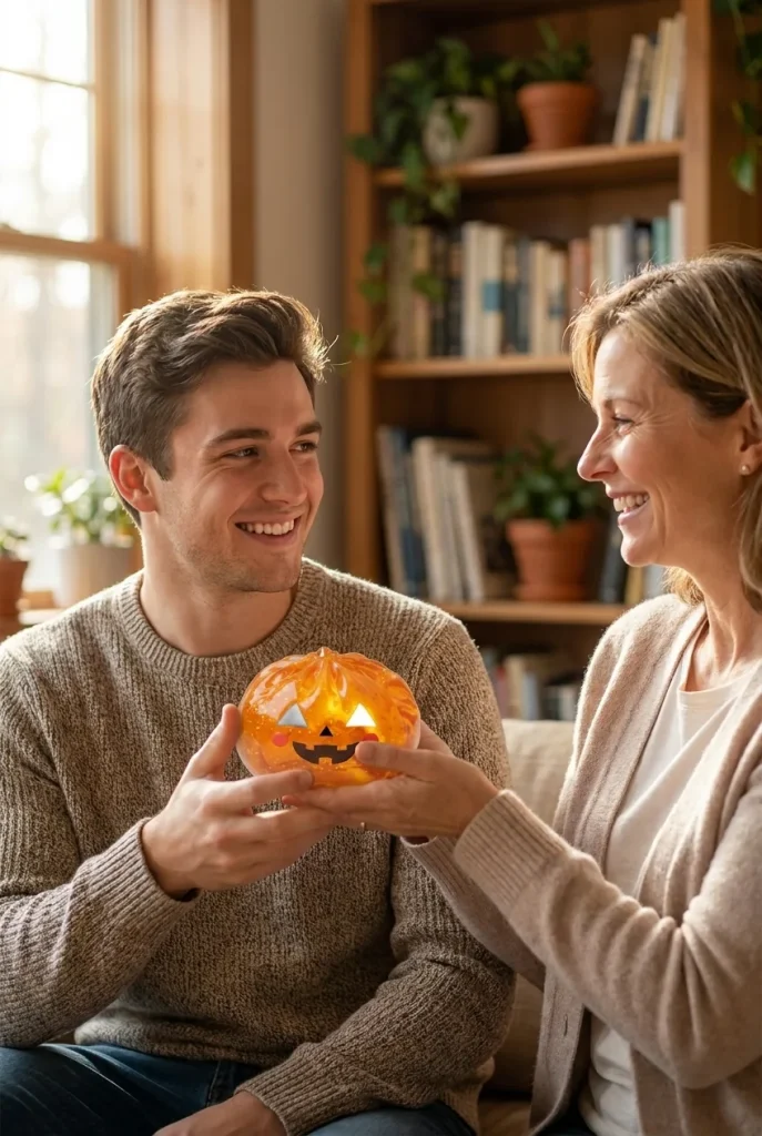 Squishy Dumpling Citrouille Halloween Luminoso de regalo