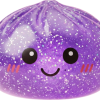 Glitter Dumpling Squishy Violeta Soñador — squishy antiestrés slow-rise kawaii