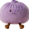 Dumpling Squishy Gigante Violeta — squishy antiestrés slow-rise kawaii