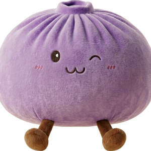 Dumpling Squishy Gigante Violeta — squishy antiestrés slow-rise kawaii