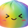Rainbow Dumpling Squishy Multicolor Kawaii — squishy antiestrés slow-rise kawaii