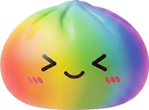 Rainbow Dumpling Squishy Multicolor Kawaii — squishy antiestrés slow-rise kawaii