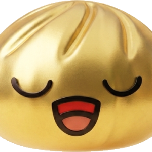 Rare Dumpling Squishy Dorado Tesoro — squishy antiestrés slow-rise kawaii