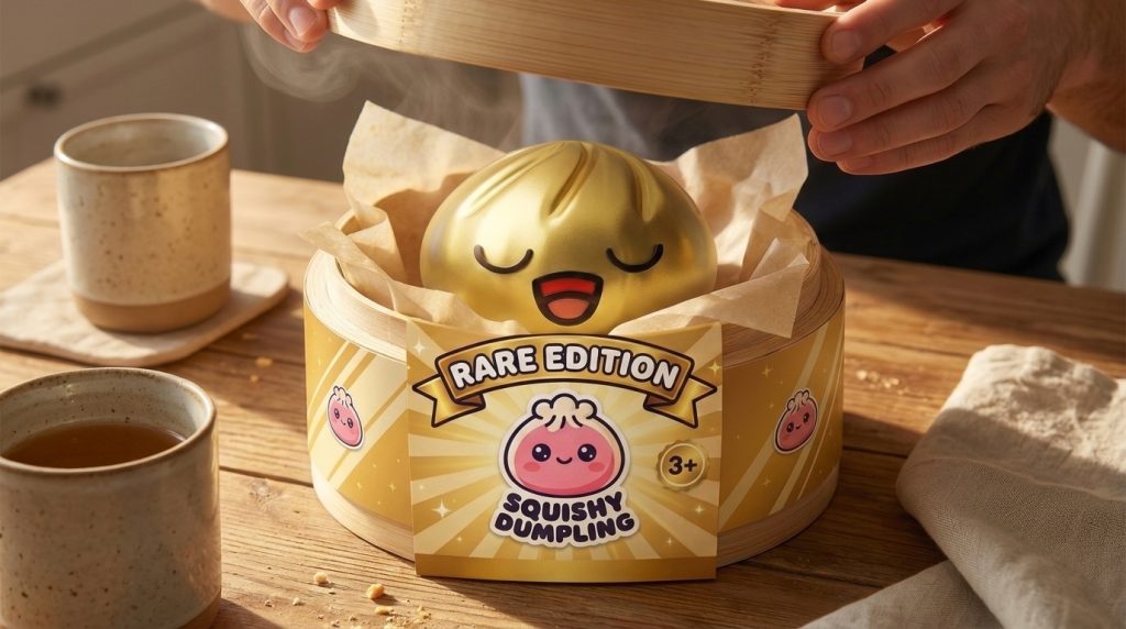Unboxing de Rare Dumpling Squishy Dorado Tesoro