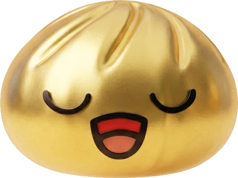 Rare Dumpling Squishy Dorado Tesoro — squishy antiestrés slow-rise kawaii