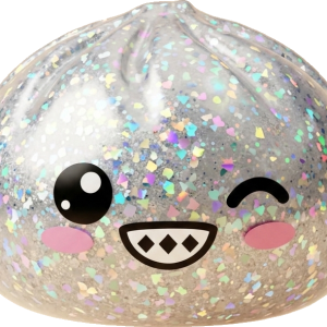 Rare Dumpling Squishy Plata Brillante — squishy antiestrés slow-rise kawaii