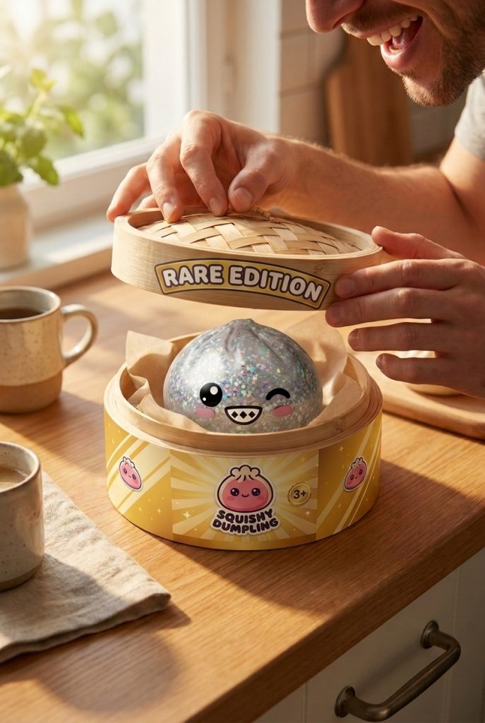Unboxing de Rare Dumpling Squishy Plata Brillante