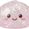 Glitter Dumpling Squishy Plata — squishy antiestrés slow-rise kawaii