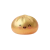 Dumpling Squishy Dorado Lucky — squishy antiestrés slow-rise kawaii