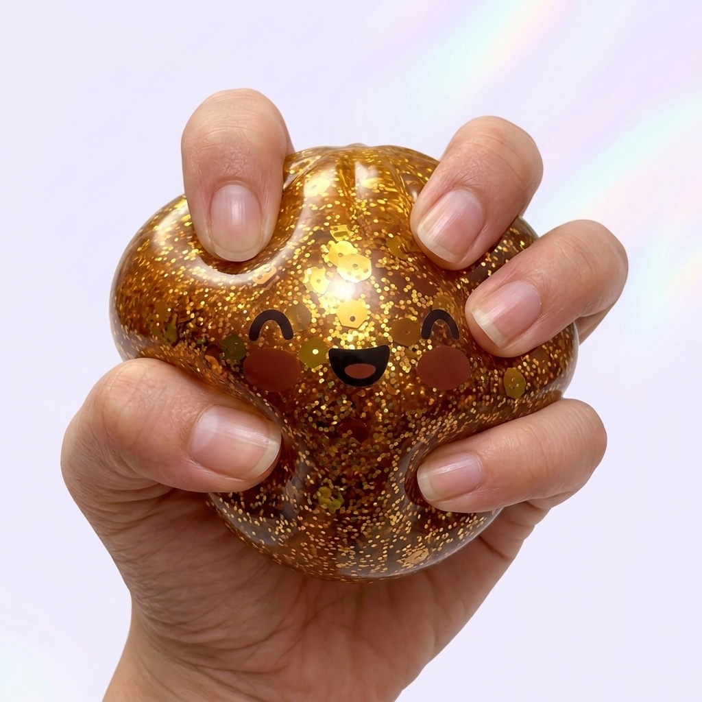 Squishy Bun Mystery Dumpling Sorpresa — efecto slow-rise, la espuma recupera su forma