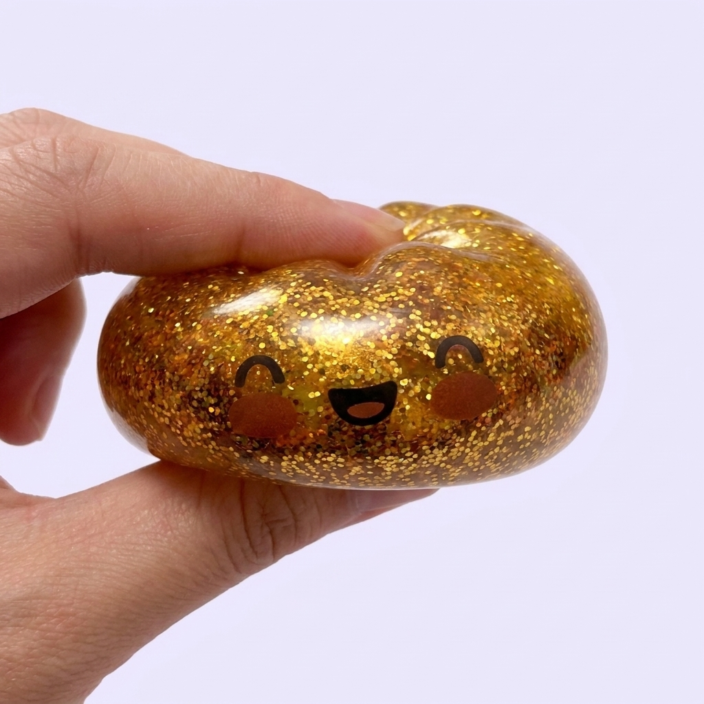 Squishy Bun Mystery Dumpling Sorpresa apretado, material squishy