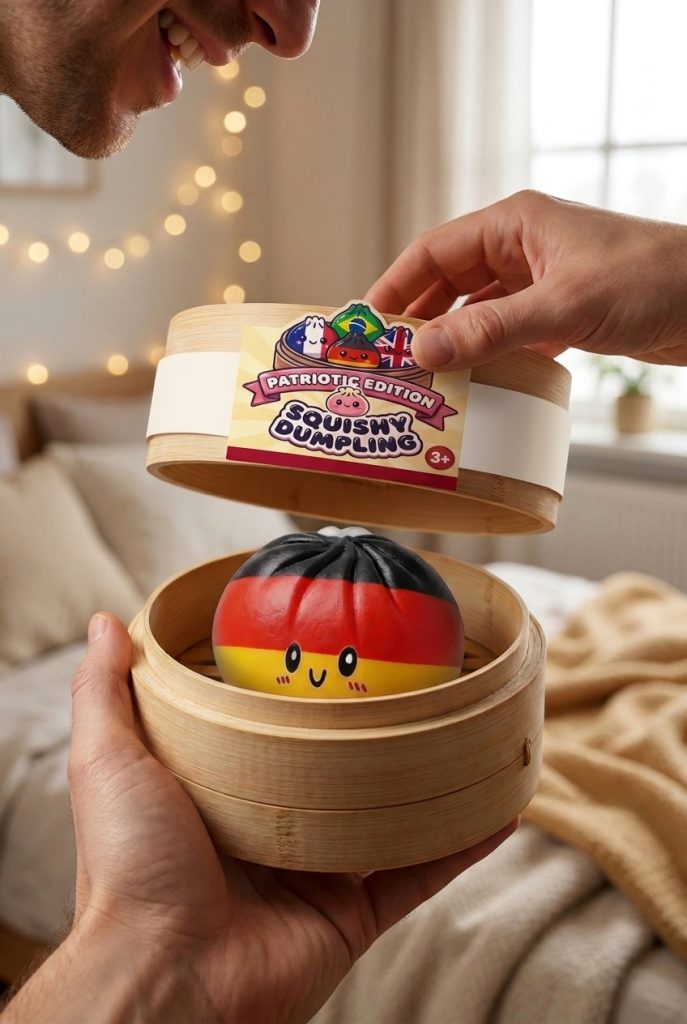 Unboxing de Flag Squishy Toy Dumpling Alemania
