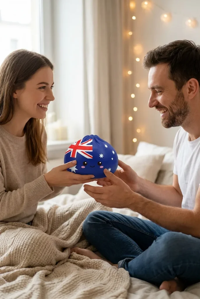 Flag Squishy Dumpling Australia de regalo