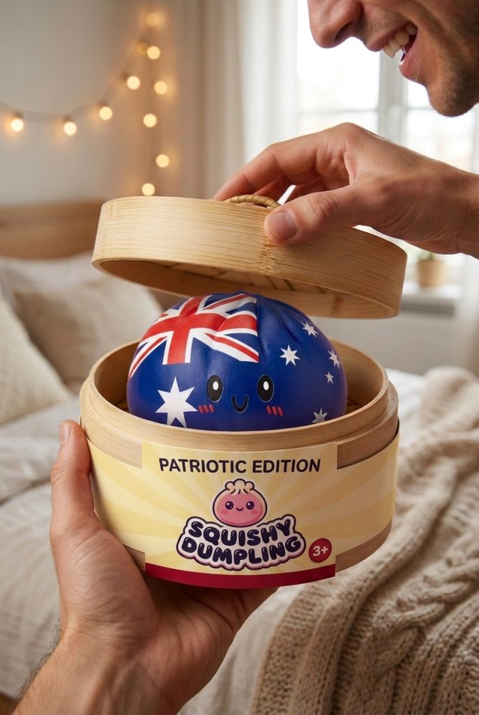 Unboxing de Flag Squishy Dumpling Australia