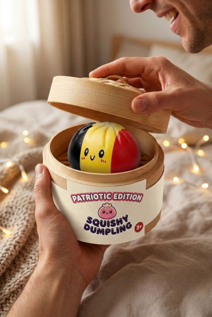 Unboxing de Squishy Dumpling Flag Bélgica