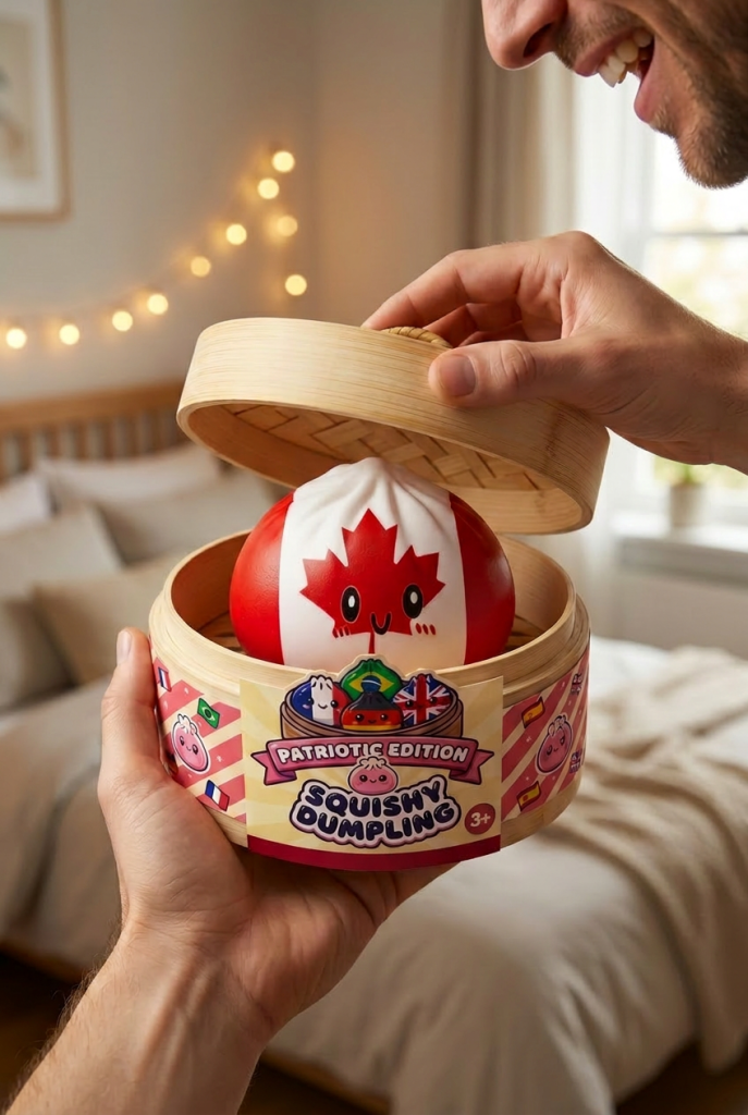 Unboxing de Flag Squishy Dumpling Canadá