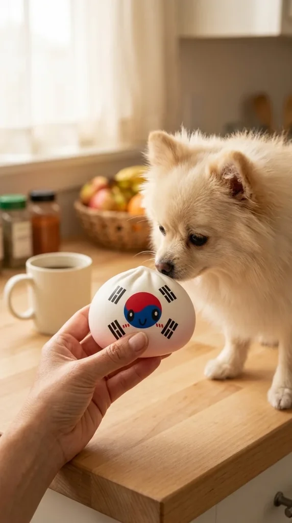 Flag Squishy Dumpling Corea del Sur y un animal