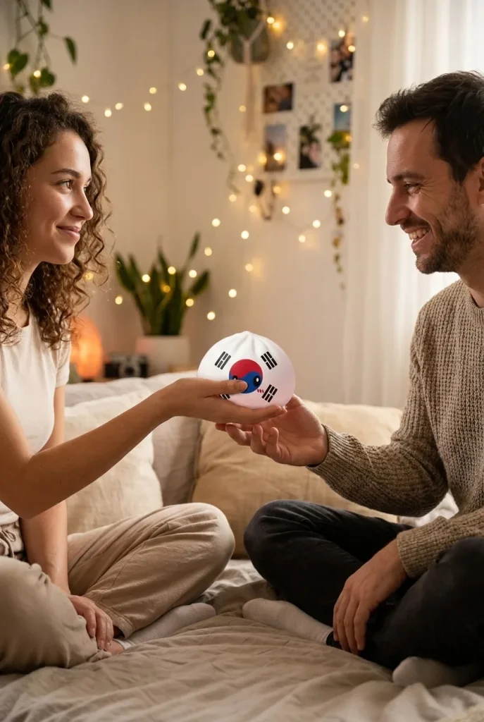 Flag Squishy Dumpling Corea del Sur de regalo
