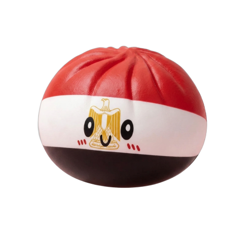 Flag Dumpling Squishy Egipto — squishy antiestrés slow-rise kawaii
