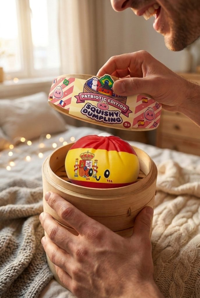 Unboxing de Squishy Flag Dumpling España