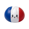 Squishy Dumpling Flag Francia — squishy antiestrés slow-rise kawaii