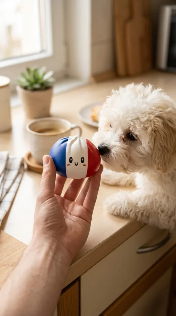 Squishy Dumpling Flag Francia y un animal