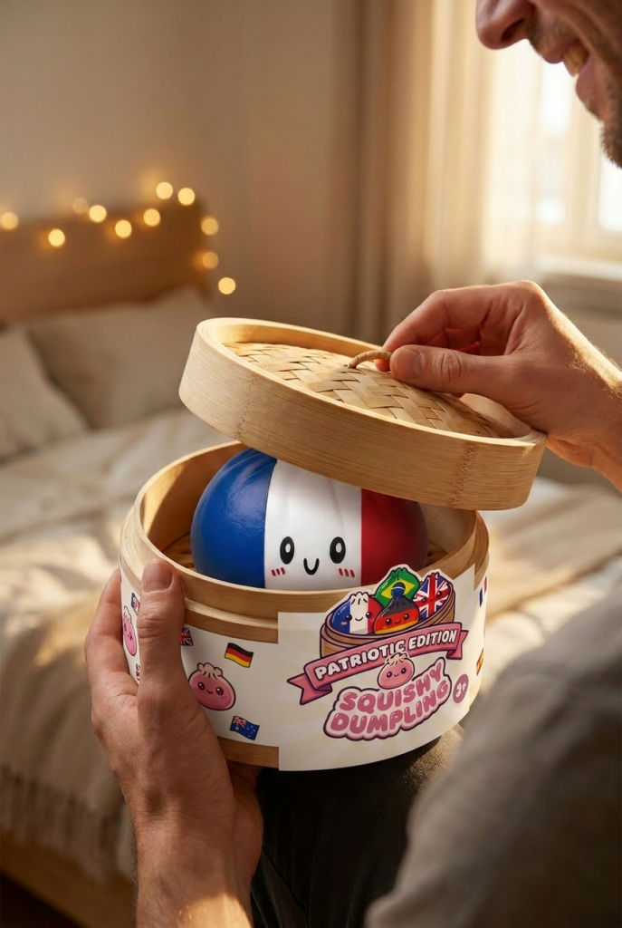 Unboxing de Squishy Dumpling Flag Francia