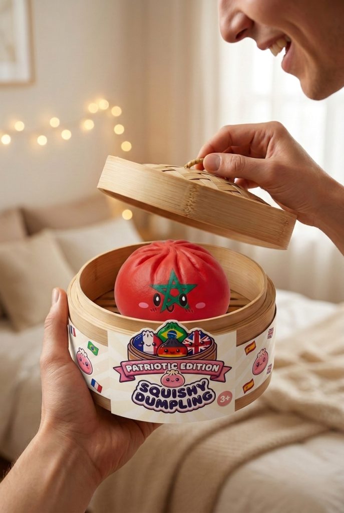 Unboxing de Flag Dumpling Squishy Marruecos