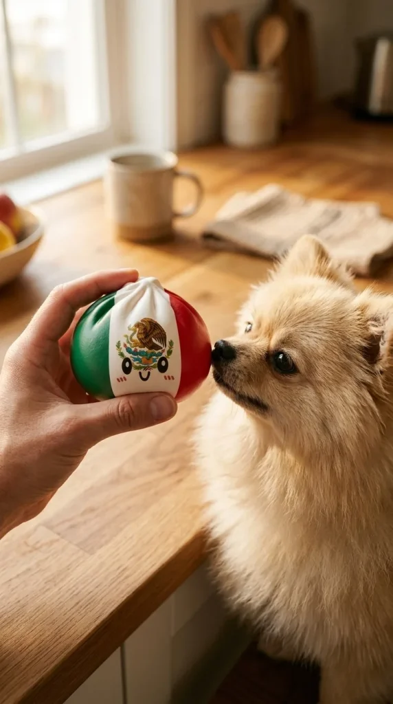 Flag Squishy Dumpling México y un animal