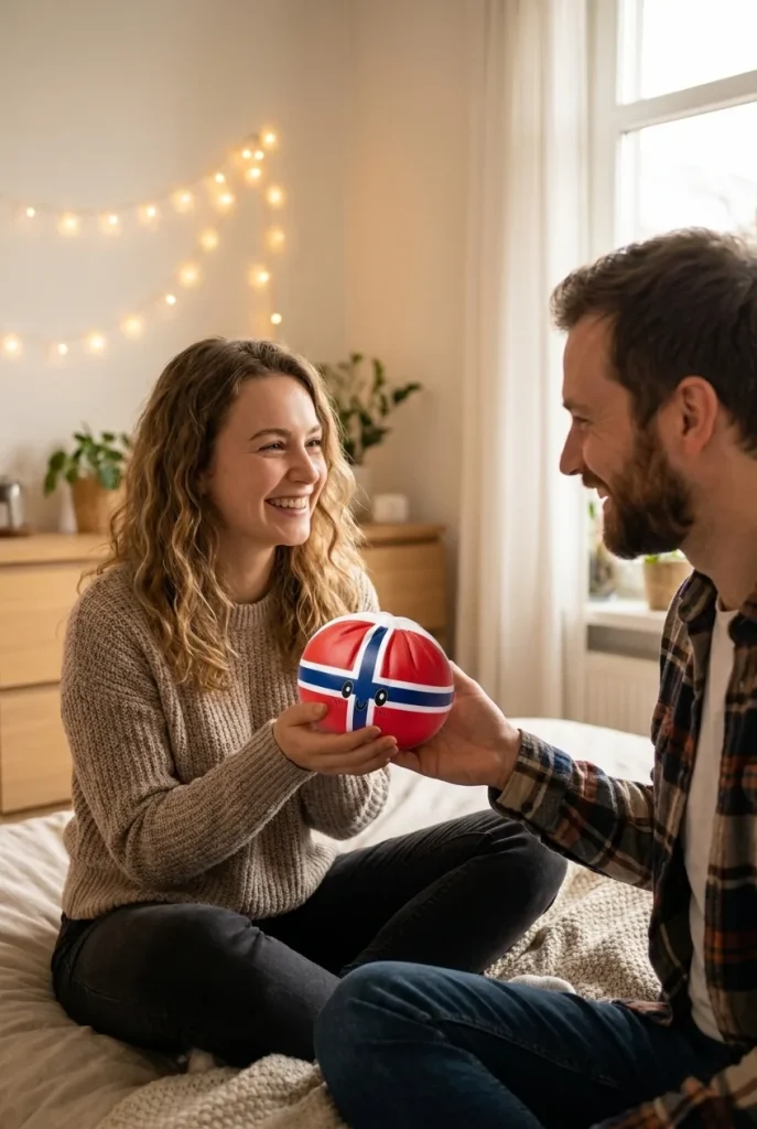Flag Squishy Dumpling Noruega de regalo