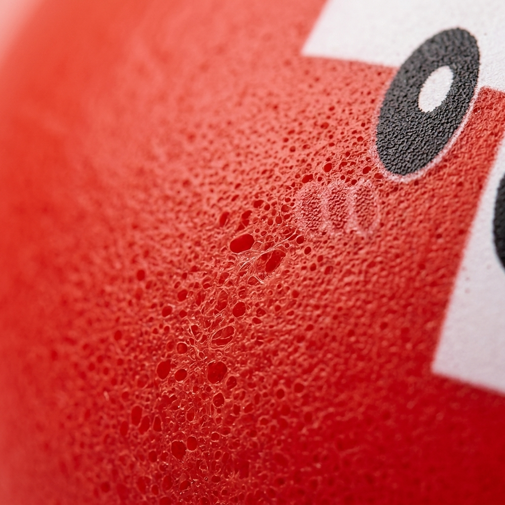 Flag Squishy Toy Dumpling Suiza — primer plano macro de la textura
