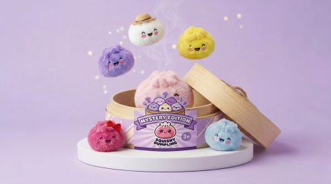 Dumpling Squishy Mystery Peluche Sorpresa — squishy antiestrés slow-rise