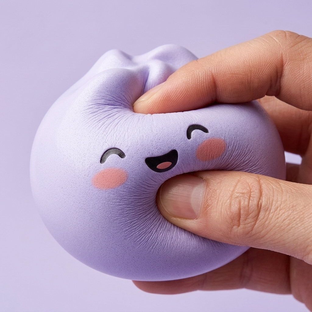 Dumpling Squishy Mystery Peluche Sorpresa — efecto slow-rise, la espuma recupera su forma