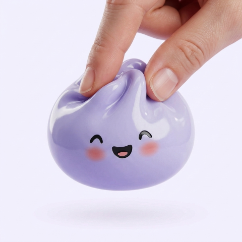 Dumpling Squishy Mystery Peluche Sorpresa apretado, material squishy
