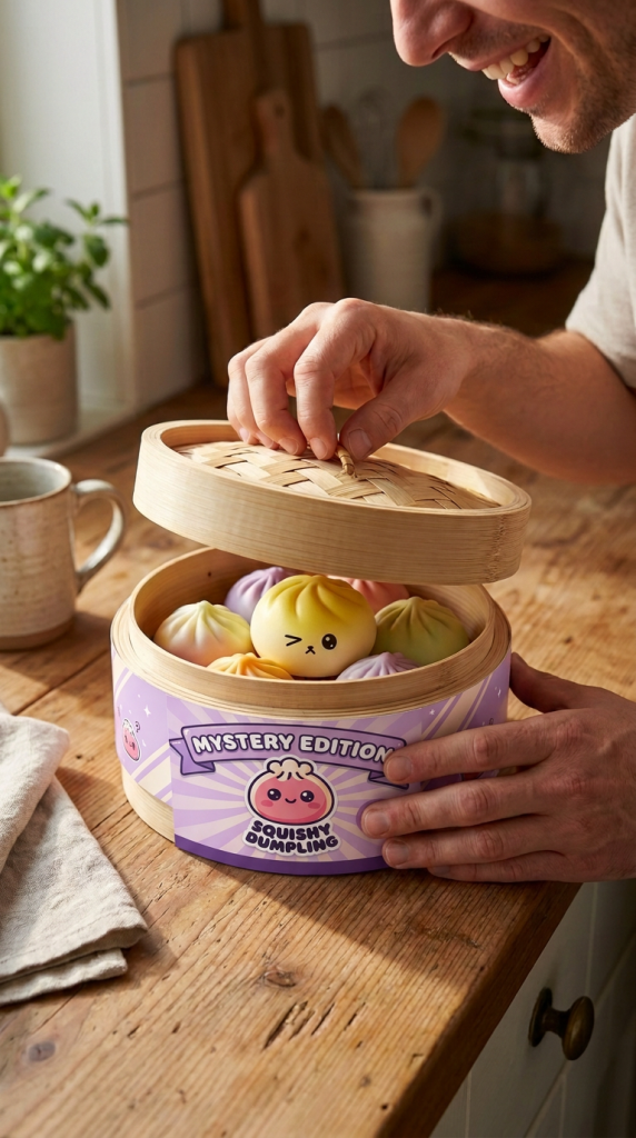 Unboxing de Mystery Dumpling Squishy Sorpresa Viral
