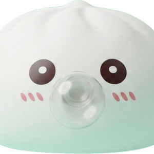 Giant Dumpling Squishy Nube Blanca — squishy antiestrés slow-rise kawaii