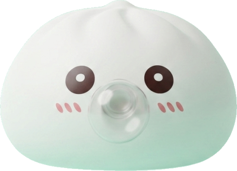 Giant Dumpling Squishy Nube Blanca — squishy antiestrés slow-rise kawaii