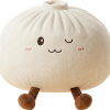Dumpling Squishy Toy Blanco XXL — squishy antiestrés slow-rise kawaii