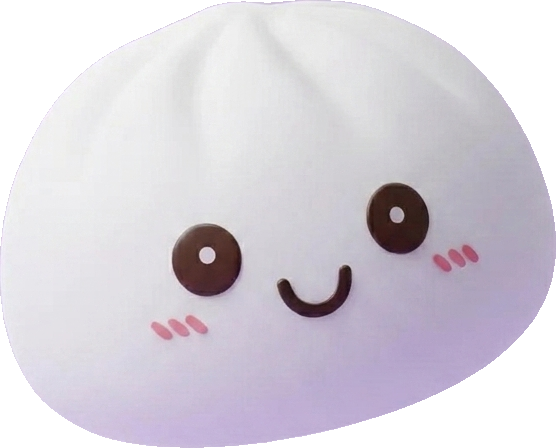 Dumpling Squishy Luz Nocturna Blanca Lunar — squishy antiestrés slow-rise kawaii