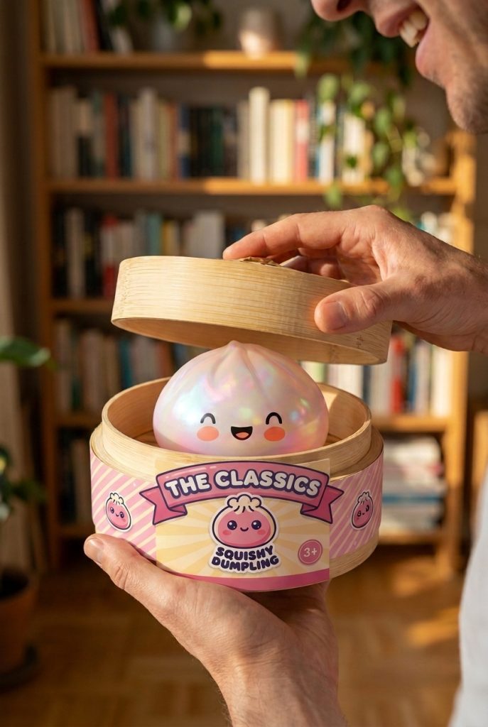 Unboxing de Dumpling Squishy Blanco Nube Único